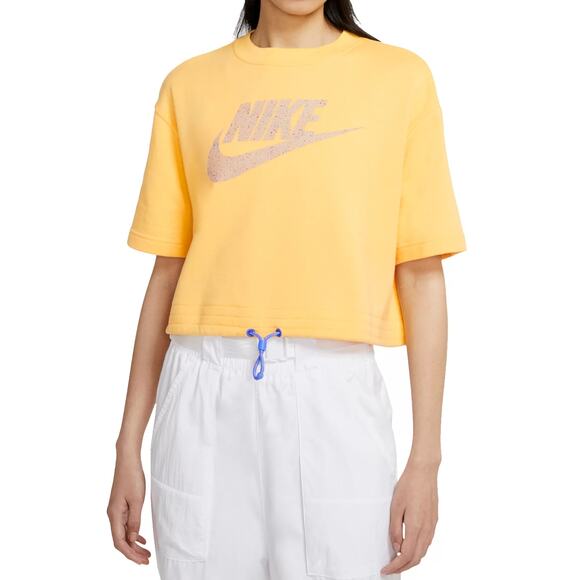 Nike Tops - Nike Women's Clash Cropped Heavyweight Tee Shirt 3X